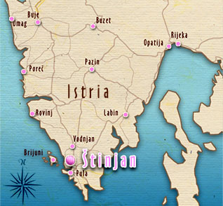 Istria map